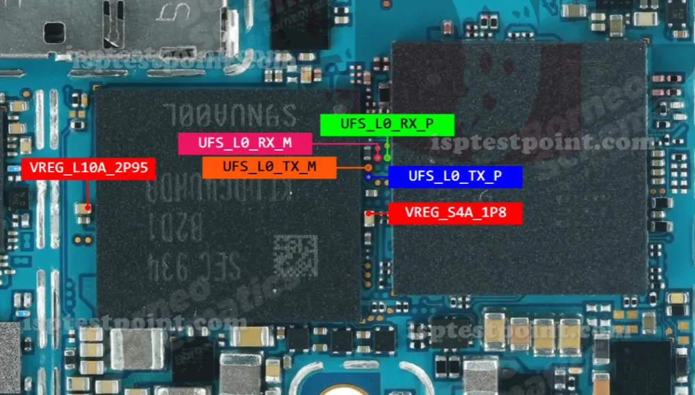 Samsung SM-A90 5G (A908) ISP Pinout
