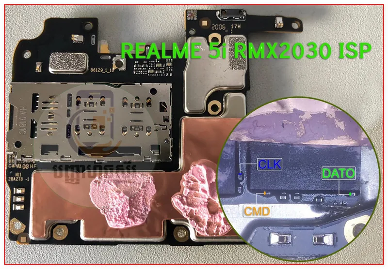 Realme 5i ISP Pinout 2