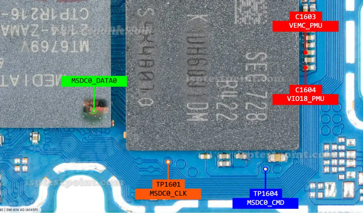Samsung SM-A14 4G (A145P) ISP Pinout Download 2026